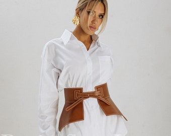 Leather peplum skirt,Leather skirt belt,Waist peplum belt,Custom leather basque,Peplum skirt belt,Harness skirt,Corset belt skirt