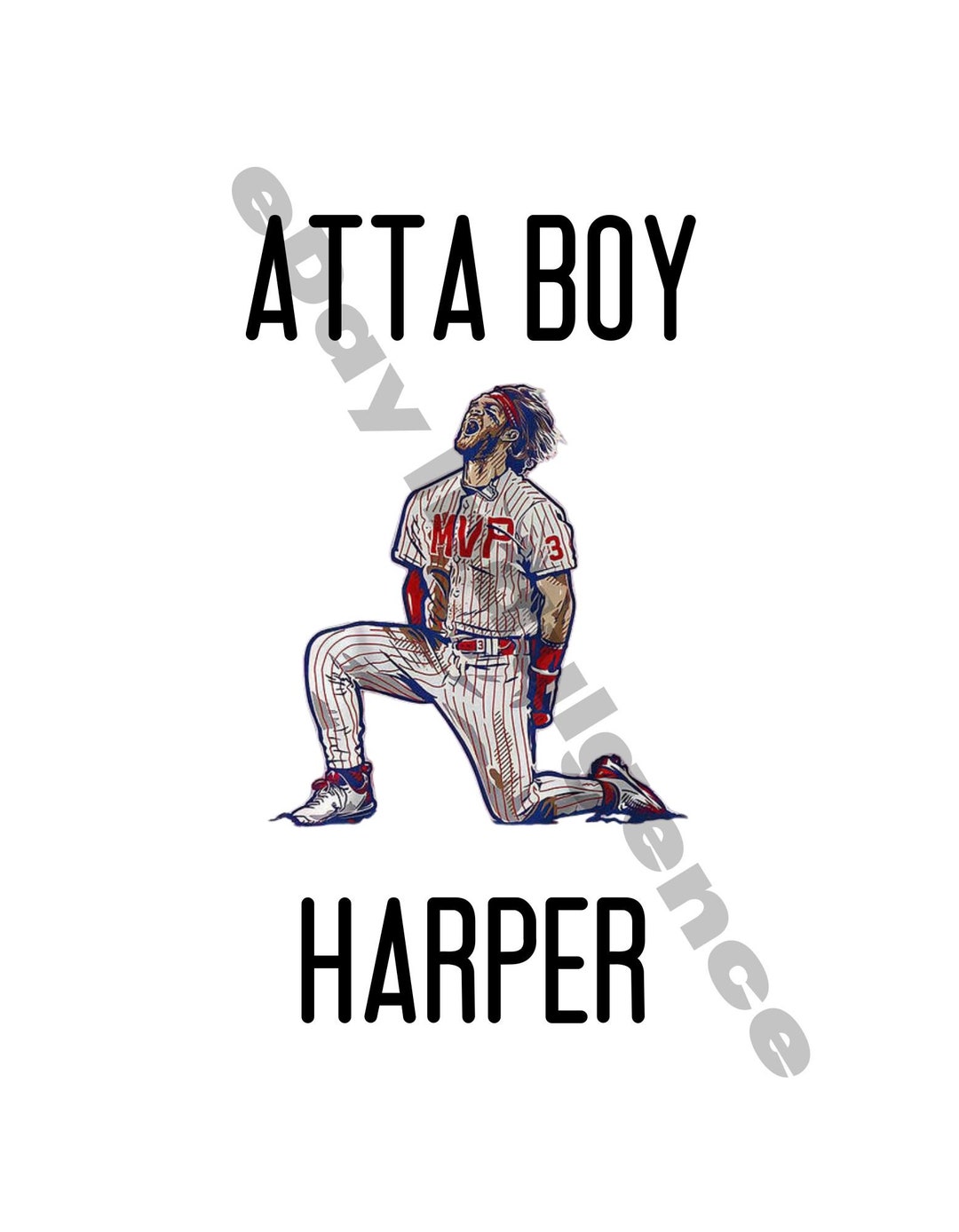 Atta Boy Harper Phillies Bryce NLCS Red October Baseball Philly MV3