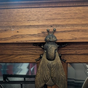 vintage brass fly ashtray