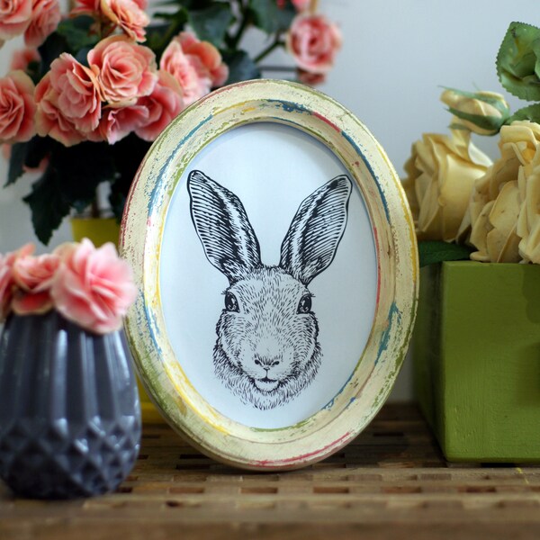 Oval Picture Frame Etsy