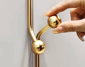 Maniglie per mobili moderne dalla forma insolita, pomelli per cucina, maniglie per mobili da guardaroba, per mobili da soggiorno, ufficio, camera da letto, maniglie in nichel