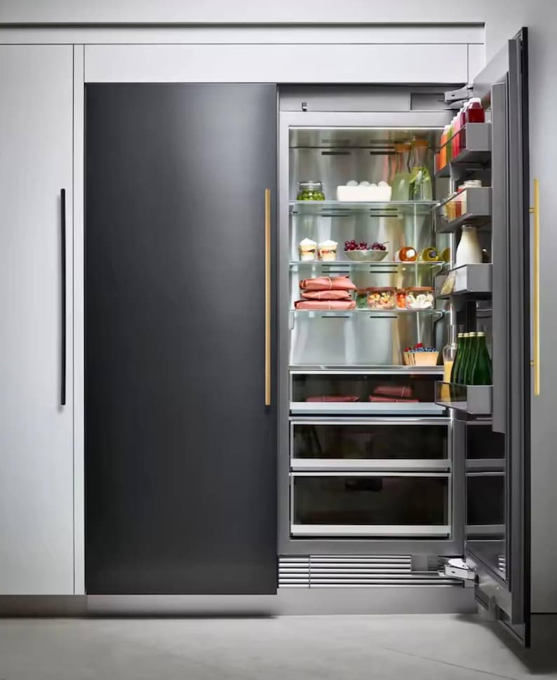 Modern Metal Refrigerator Long Handles Large Metal Bar Pulls Knobs ...