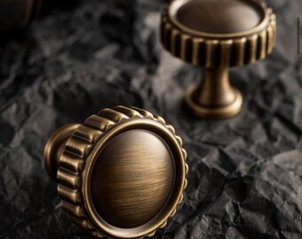 Manijas modernas de bronce para gabinetes de cocina, tiradores para armarios, muebles, salas de estar, oficinas, dormitorios, tiradores de latón antiguo.