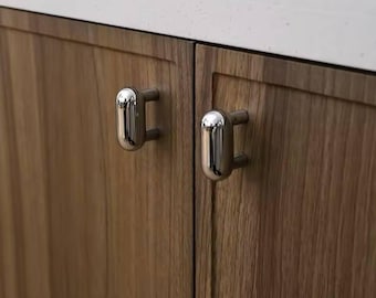 Metal Furniture Round Knobs Scandinavian style Metal knobs Modern Cabinet Handles  Kitchen knob Cabinet metal Nickel furniture Brass handles