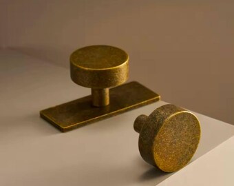 Manijas de gabinetes, herrajes de cocina, dormitorio, perilla de latón antiguo, tiradores de armario, perilla de cajón, perilla decorativa de cocina, tirador de latón, herrajes para muebles