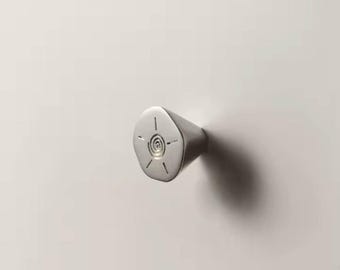 Pomo de tirador moderno e inusual, pomo y tirador ocultos de níquel, pomos para muebles de latón de estilo escandinavo, pomo para puerta de latón y níquel, pomo para gabinete