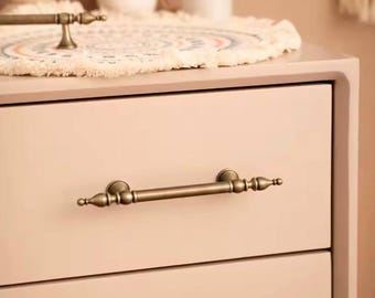 Bronze Modern Metal Door Handles Large Metal Bar Pulls Knobs Modern Cabinet Handles Kitchen Knob Wardrope Pull furniture Brass Bronze handle