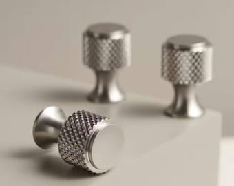 Metal Furniture Fittings Round Knobs Decorative Modern Metal knobs Cabinet Handles Kitchen Pull knob Cabinet metal Nickel furniture handles