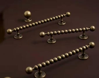 Manijas modernas de bronce para gabinetes de cocina, tiradores para armarios, muebles, salas de estar, oficinas, dormitorios, tiradores de latón antiguo.
