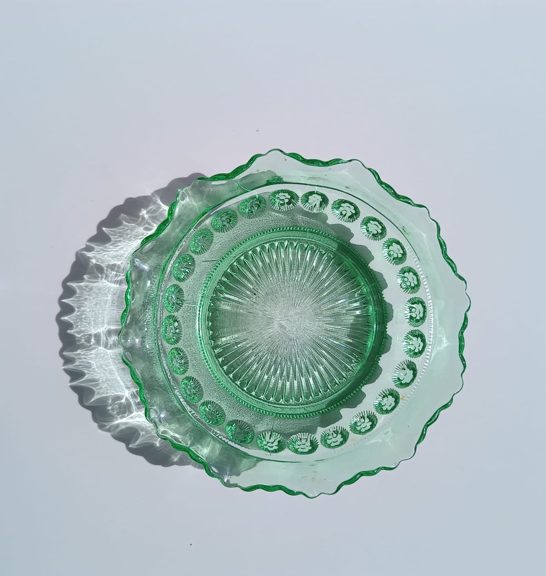 Davidson Glass Bowl/ Small Art Deco Glass Bowl/ Candy Glass Etsy