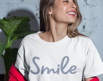 Unisex Smile Shirt, Positive Shirt, Be Happy T-Shirt, Smiley Face Tee, Motivational Shirt, Good Vibes Tee, Positivity, Inspirational shirt