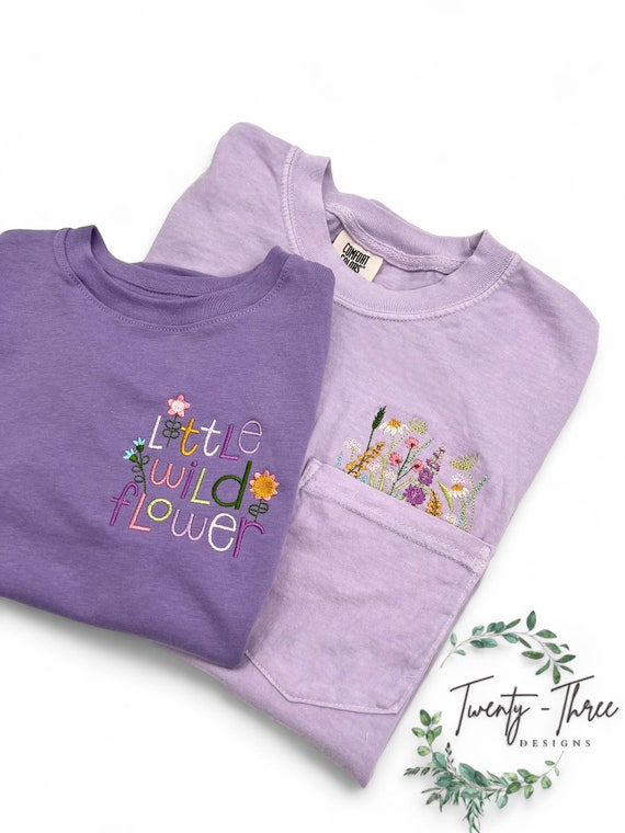 ◇typeservice◇ Catch Embroidery TShirt Pink Custom Embroidered Kids T Shirts | Club Chainstitch