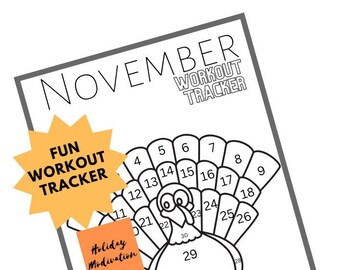 November Workout Color Sheet