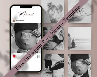 Motherhood Instagram Post Photo and Template