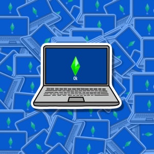 Sims 4 Loading Screen Ok Plumbob, Sims 4, Sims, the sims, plumbob, gift for gamers, twitch sticker, streamer sticker, cozy gamer sticker