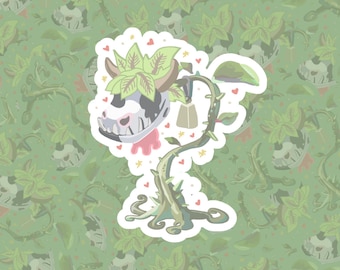 Cowplant sticker, Sims sticker, Sims 4, Sims, the sims, cowplant sticker, gift for gamers, twitch sticker, streamer sticker