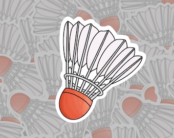 Kansas City Shuttlecock sticker, kc sticker, kansas city, gift for kansas city, badminton sticker