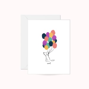 Carte de voeux Carte de voeux d'anniversaire pour chien Carte de voeux d'anniversaire pour chien Anniversaire d'enfants Drôle