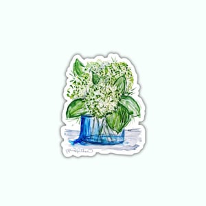 Hydrangea Sticker | Decorative Sticker | Fun | Cute Vinyl Sticker