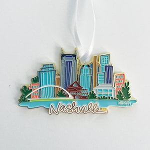 Nashville Schmuck | Urlaub Ornament | Stadtbild Ornament | Weihnachten