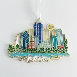 Dallas Ornament | Holiday Ornament | Cityscape Ornament | Christmas