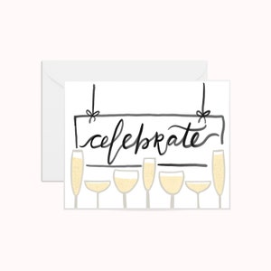 Tarjeta de felicitación Celebrar Tarjeta de felicitación Felicitaciones Tarjeta de boda Compromiso Felicitaciones de año nuevo