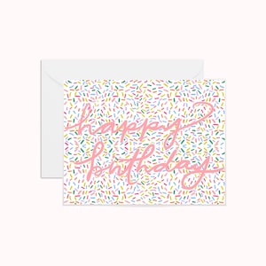 Biglietto d'auguri con granelli di zucchero, biglietto d'auguri di compleanno, biglietto d'auguri divertente per bambini, biglietti d'auguri carini per auguri di compleanno