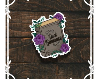 Dark Romance Trope Book Sticker