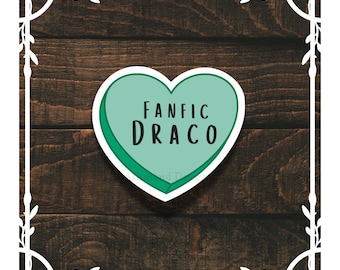 Fanfic Draco Heart Sticker