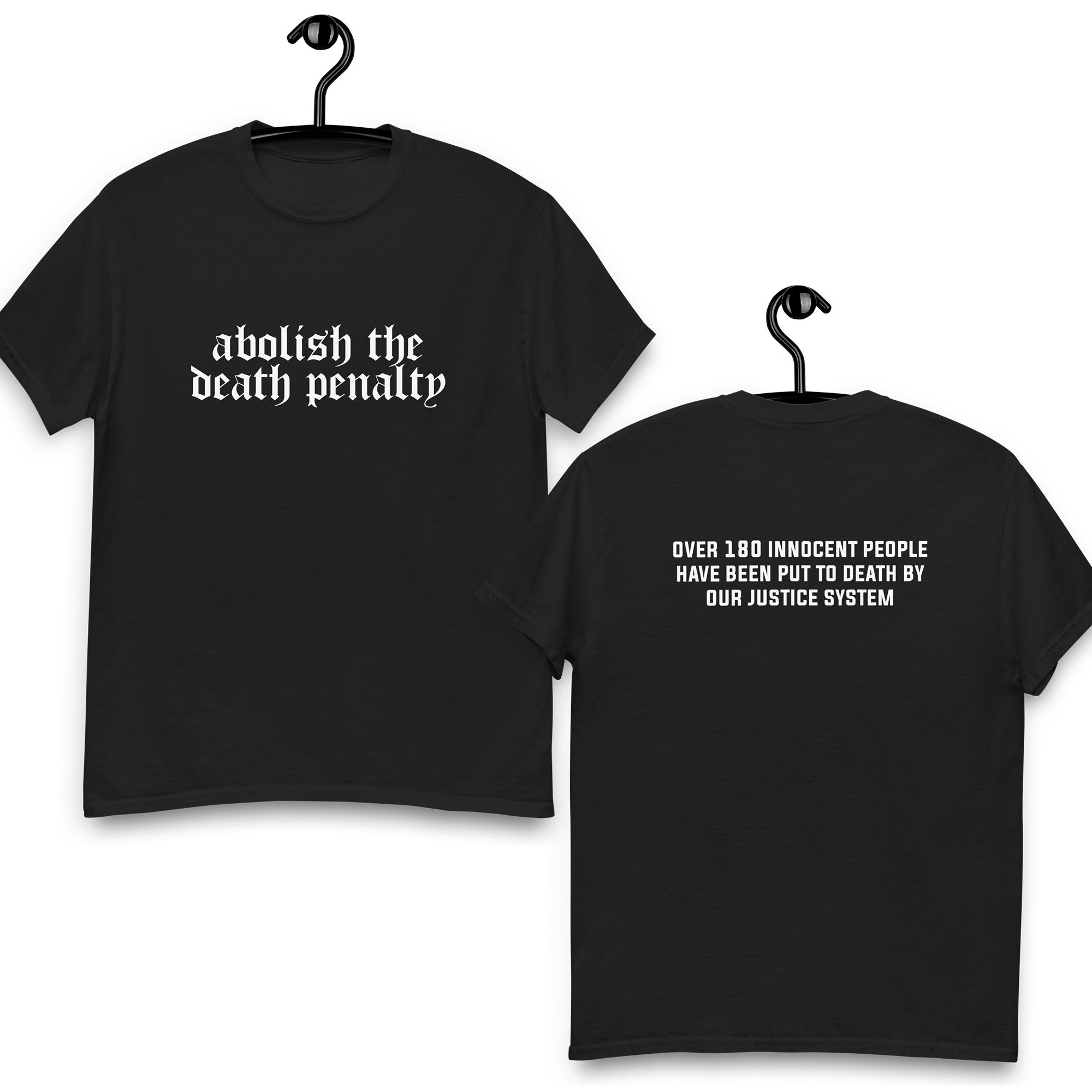 Abolish the Death Penalty Unisex T-Shirt, image size:2000x2000
