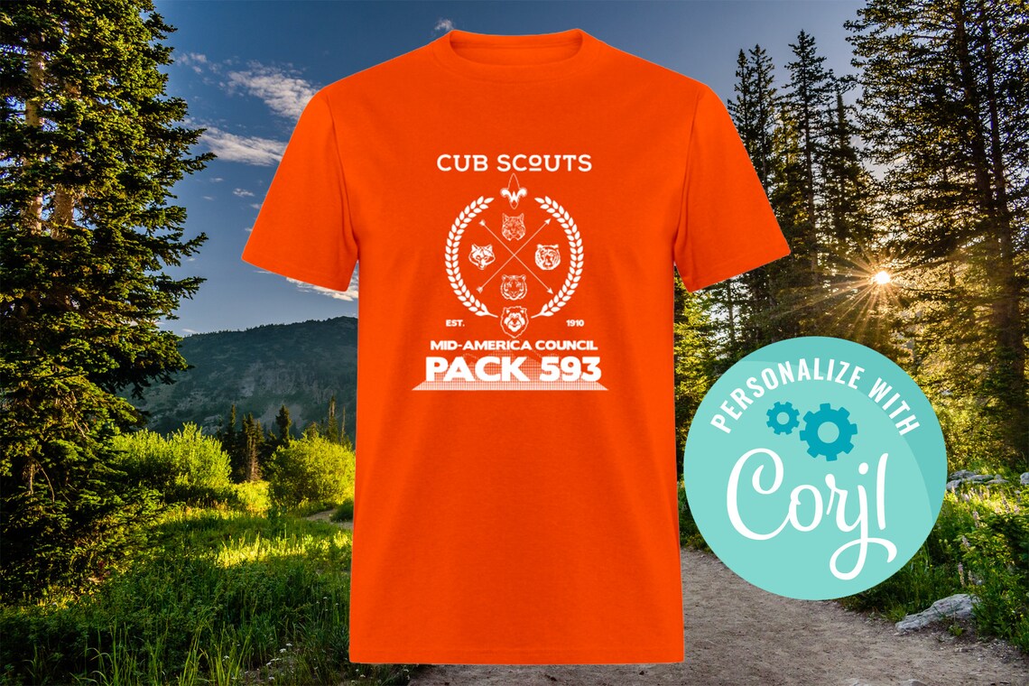 Cub Scouts Shirt Design/class B Shirt/pack Shirt/den - Etsy