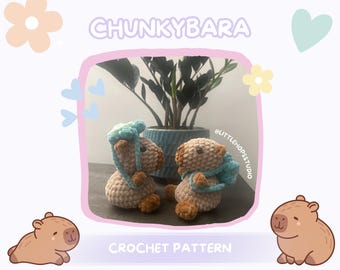 Chunkybara beanie pluche GEHAAKT PATROON