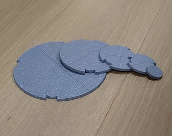 SW Legion compatible bases - 3D printed - Science Fiction RPG Bases