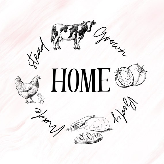 Homemade homegrown homestead homebody png design