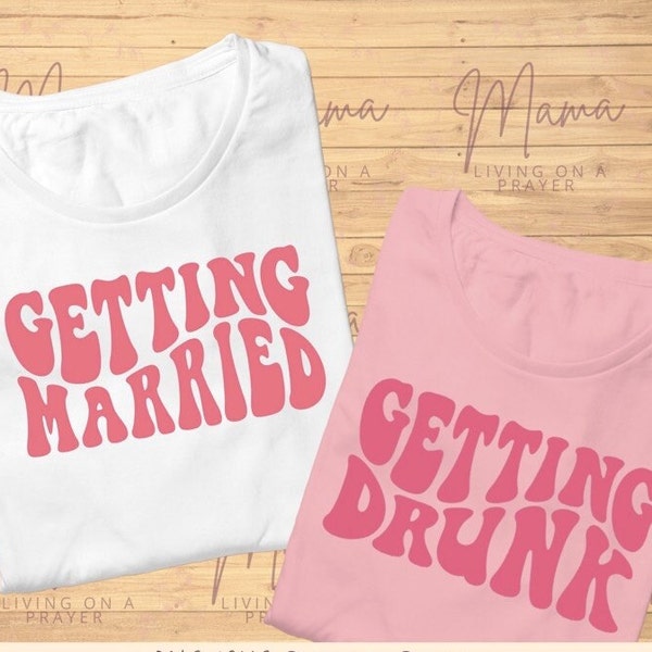 Getting Married, Getting Drunk Bundle PNG Digital Designs