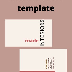 Visitekaartje ontwerp / visitekaartjes ontwerp / template
