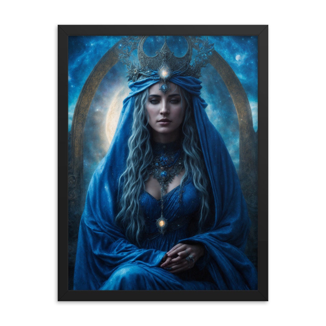 The Mystic Seer Framed Digital Art - Etsy