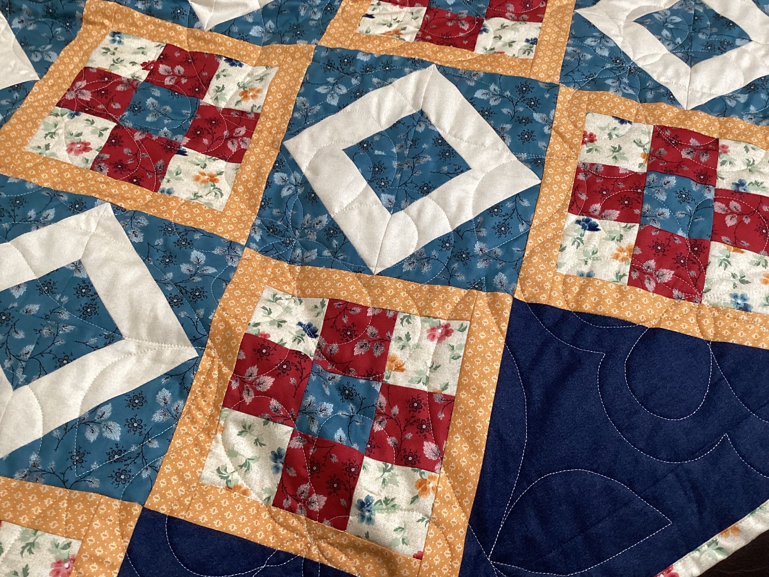 Vintage Look Quilt Etsy