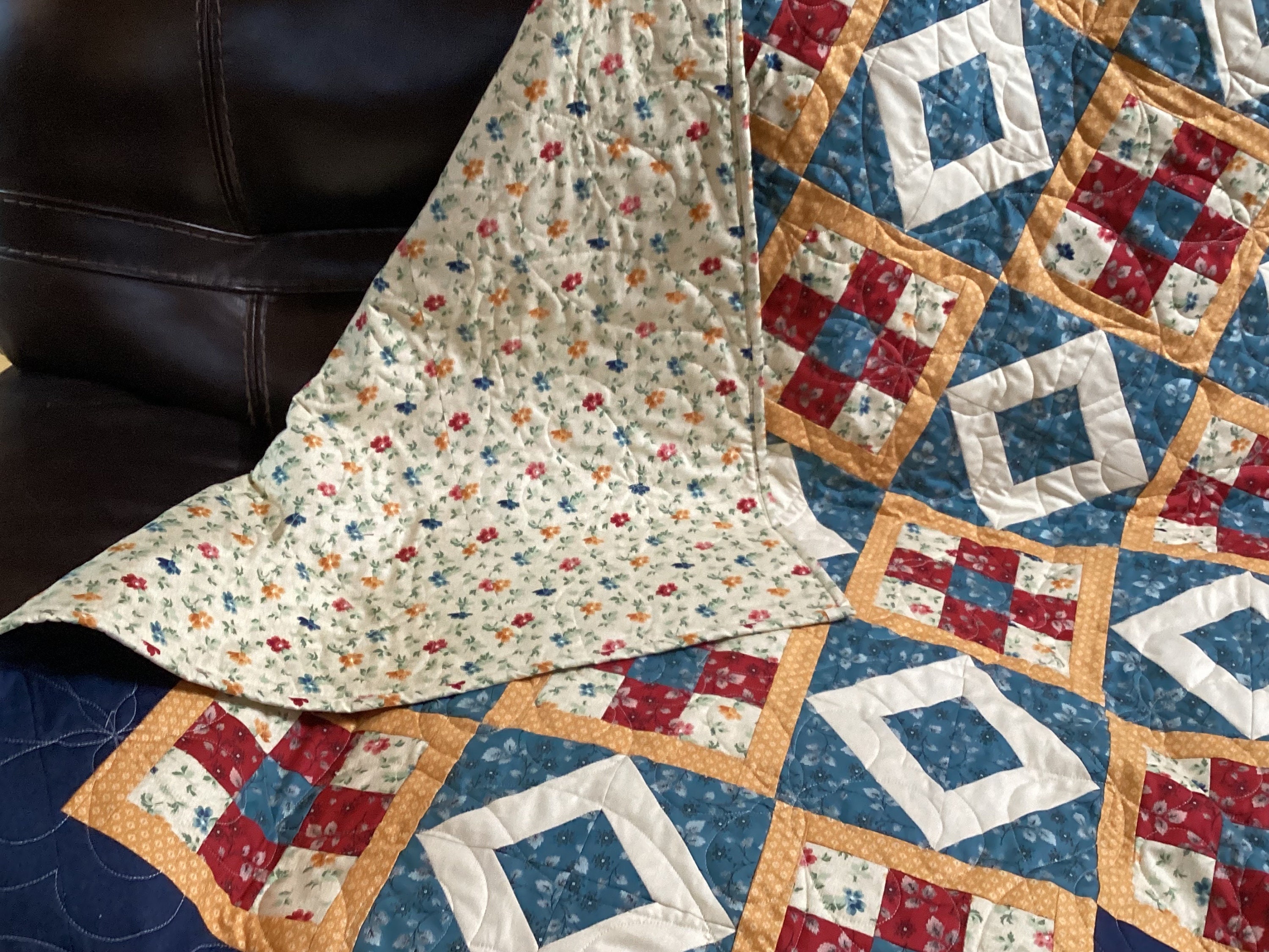 Vintage Look Quilt Etsy