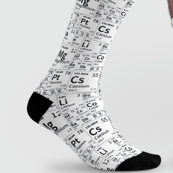 Chemiker Socken, Wissenschaft Geschenke, Chemie Socken, Geschenk für Lehrer Socken, Nerd Socken, Geschenk für Chemiker, Wissenschaft Lehrer Geschenk, Wissenschaftler Geschenk