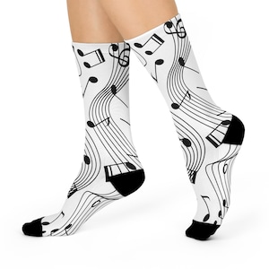 Music Socks | Socks for Musicians | Musical Notes Socks | Music Lover Gift