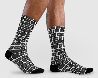 IT Developer Socks | IT Engineer Socks | IT Socks | Funny Socks | Keyboard Socks | Computer Socks
