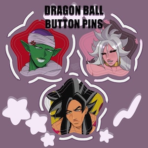 Dragon Ball Button Pins