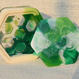 Dice Box: Marble Tri-Color