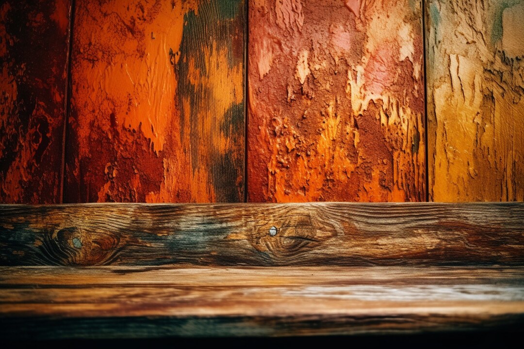 Distressed Wood Zoom Background Etsy