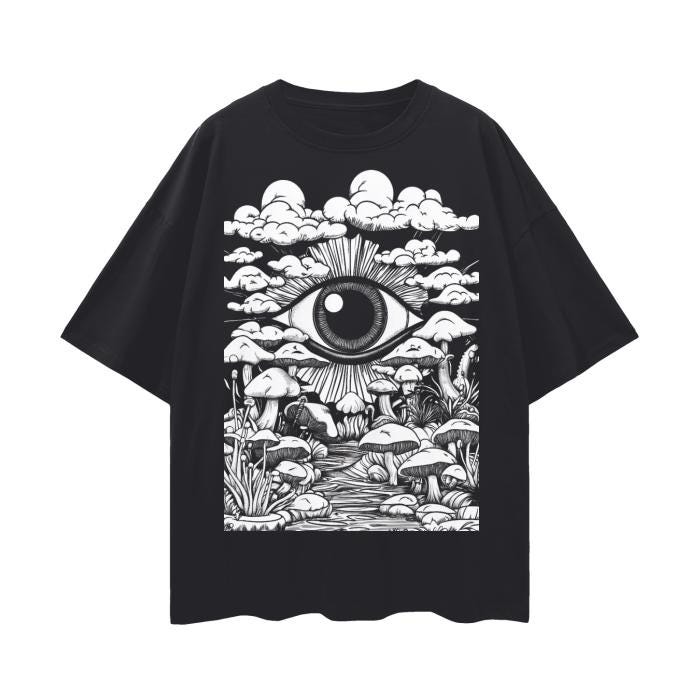 Black × white psychedelic pattern shirt Amazon.com: Xissazri Optical Illusion Trippy Shirt Focus