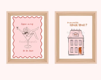 Sabrina Carpenter Lyrics Print Set – Go Go Juice, House Tour (PDF)