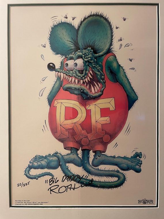 Big Daddy Ed Roth Limited Edition Signed 