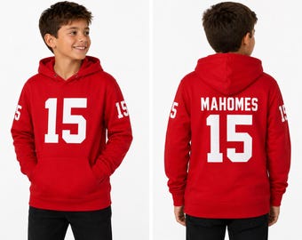 Hoodie Kids\Youth  Mahomes  Fan, hoodie,15