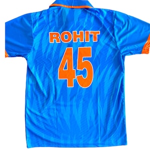 Rohit Sharma Indian Cricket Fan Jersey